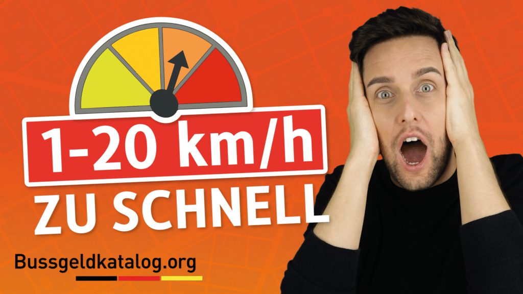 In diesem Video erfahren Sie alle wichtigen Informationen zu Geschwindigkeitsüberschreitungen von 1 - 20 km/h. 