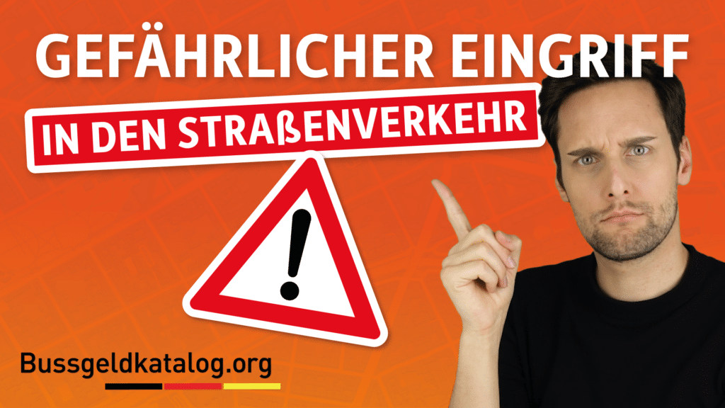 Erfahren Sie in diesem Video mehr über gefährliche Eingriffe in den Straßenverkehr.